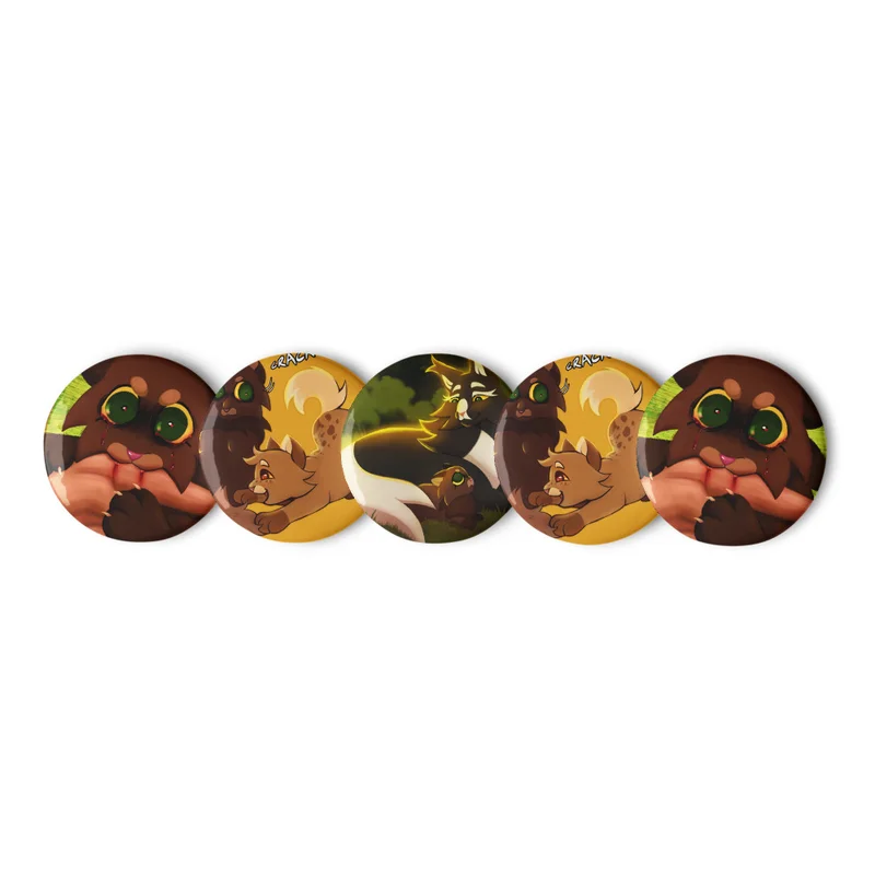 Mulchkit Set of pin buttons